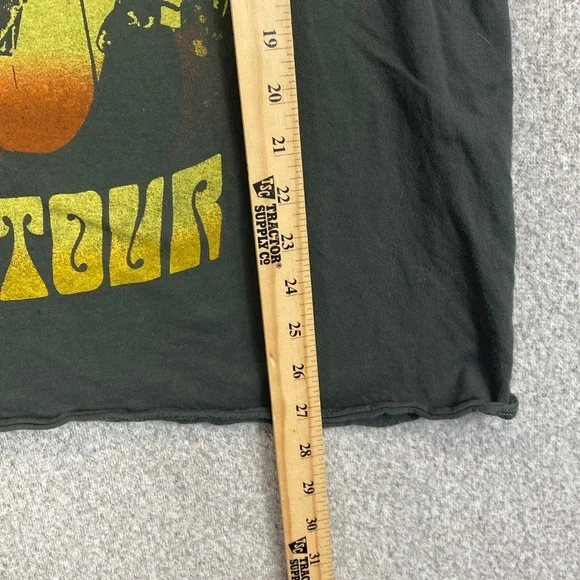 Jimi Hendrix band tee XL 1970 tour graphic t shirt city list rainbow thrashed - Picture 5 of 7